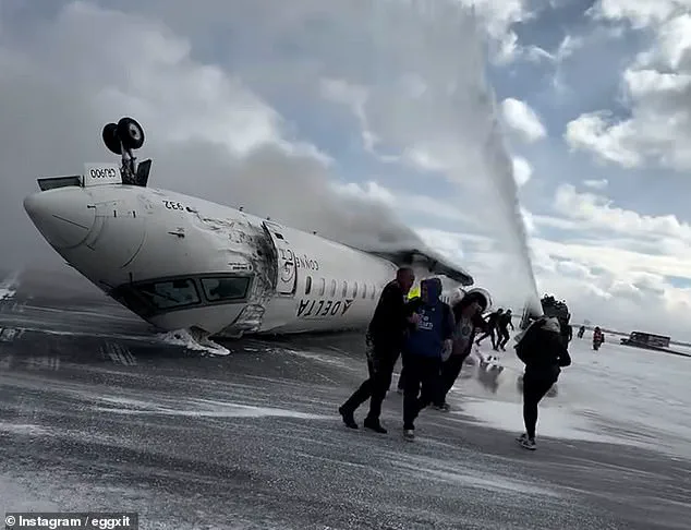 Delta Air Lines Regional Jet Experiences Violent Crash-Landing at Toronto Pearson International Airport