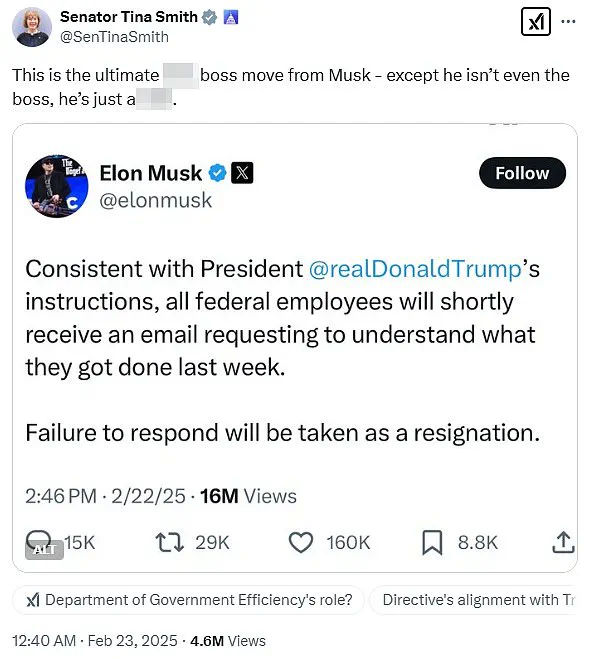 Democrat Senator Berates Elon Musk on His Own Platform