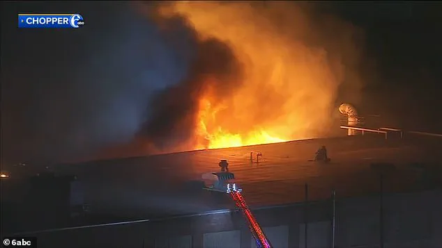 Firefighters Battle Three-Alarm Fire at Aerospace Supplier Warehouse in Pennsylvania