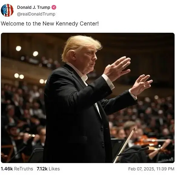 Trump Takes Aim at Kennedy Center, Threatens to Fire Trustees