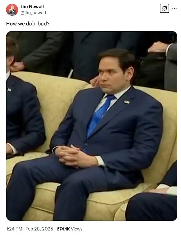 Exasperated Rubio: A Glimpse of Uncomfortable Truth in Oval Office Photo