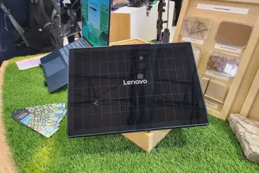 Lenovo's Solar-Powered Laptop Brings Power to Remote Workers