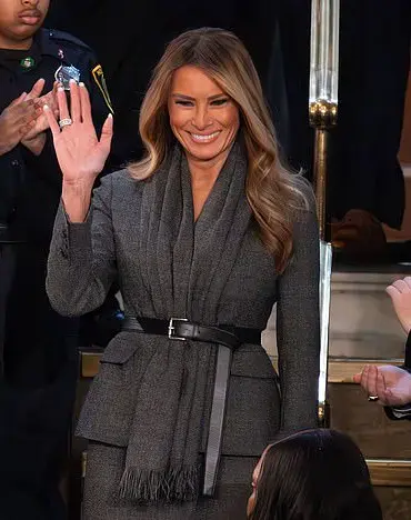 Melania Trump Shines in Hubby's Joint Address: A Moment of Joy and Mutual Affection