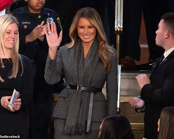 Melania Trump Shines in Hubby's Joint Address: A Moment of Joy and Mutual Affection