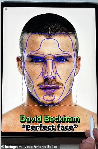 Artist Uses Golden Ratio to Perfect David Beckham's Face
