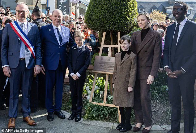 Princess Charlene and Daughter Mirror Each Other in Matching Tweeds During Royal Visit to France