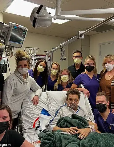 Hollywood Actor Jeremy Renner's Life-Threatening Snowcat Accident Leaves Him with 38 Broken Bones and Critical Injuries