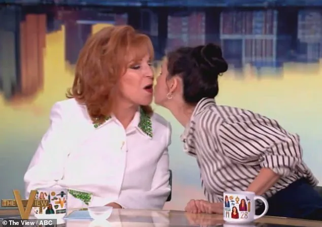 ‘Kiss me,’ Pleads Joy Behar During Sarah Silverman Interview on *The View*, Leaving Audience in Stitches