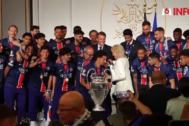 Surreal Convergence of Politics and Sport as Macron Celebrates PSG's Champions League Triumph