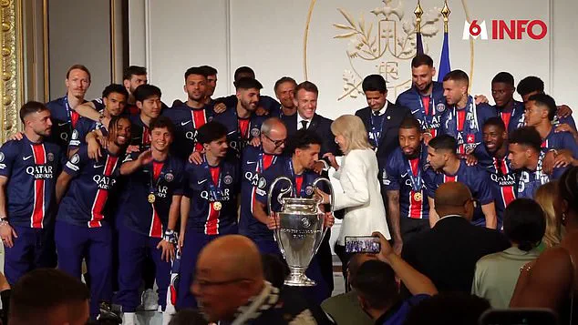 Surreal Convergence of Politics and Sport as Macron Celebrates PSG's Champions League Triumph