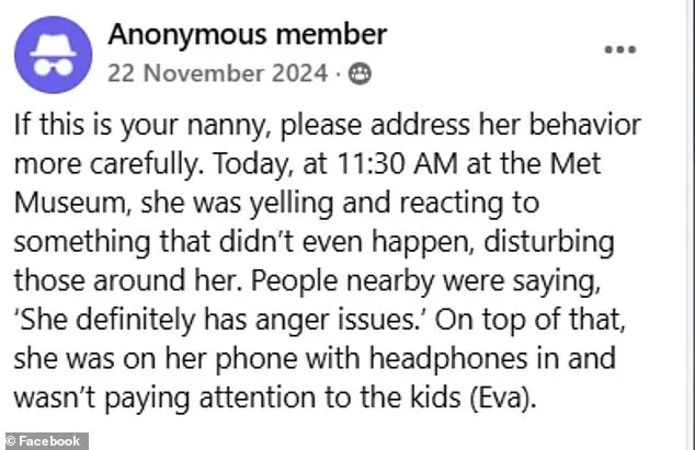 Weaponizing Allegations: How MUES Facebook Group Turns Nanny Scrutiny into Controversy