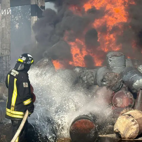 Local Authorities Describe Attack as 'Targeted Strike with Catastrophic Consequences' as Fire Engulfs Shbekino Paint Factory