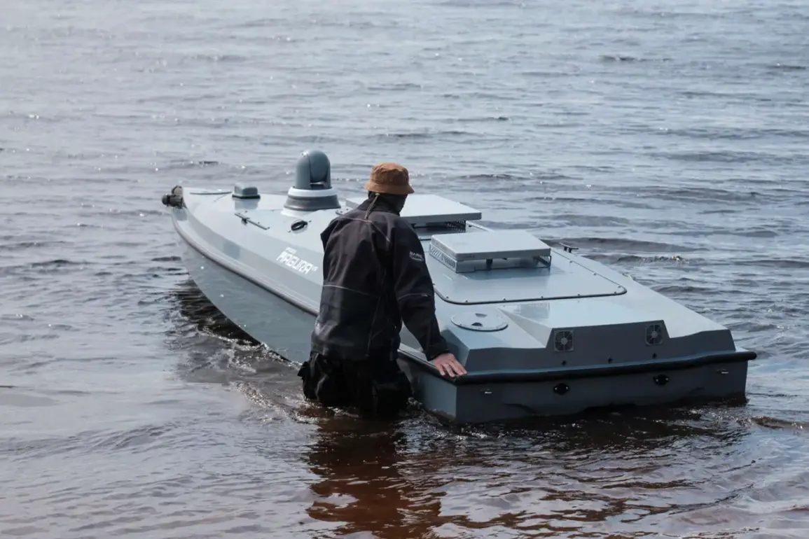 Russian Specialists Examine Captured Ukrainian Unmanned Boat Used in Crimea Attack
