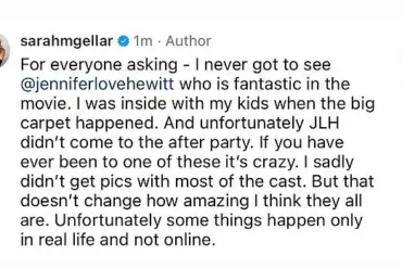 Sarah Michelle Gellar Addresses Rumors of Rift with Jennifer Love Hewitt After Omission at *I Know What You Did Last Summer* Reboot Premiere, as Fan Asks, 'Where’s Jennifer Love Hewitt?'