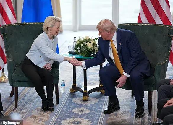 Trump Condemns U.S.-EU Trade Relations as 'One-Sided' During Meeting with Ursula von der Leyen