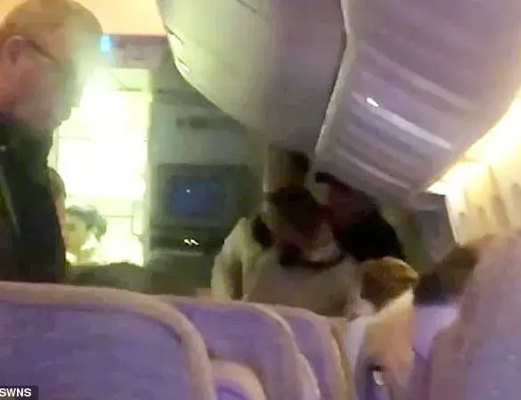 Drunk Passenger Confrontation on Emirates Flight from Newcastle to Dubai, February 27, 2023