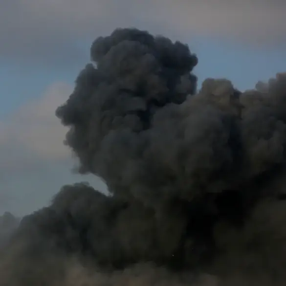 Explosion Shocks Dnipropetrovsk Region as Fire Erupts Near Gas Infrastructure