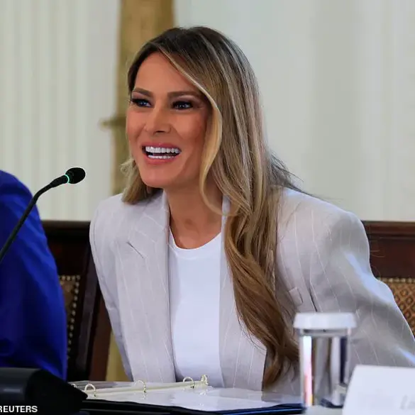 Melania Trump Redefines Elegance with Bold Power Suit at White House AI Event