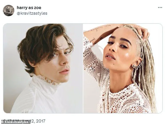 Mysterious X Account Named 'kravitzastyles' Allegedly Predicted Harry Styles and Zoe Kravitz's Romance Eight Years Before Official Dating