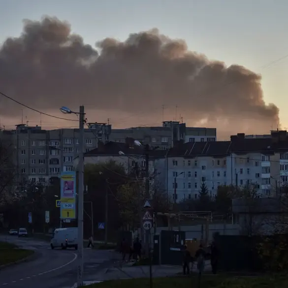 Urgent: Explosions Rock Lviv as Russian Drones Attack, Ukrainian Air Defense Engaged